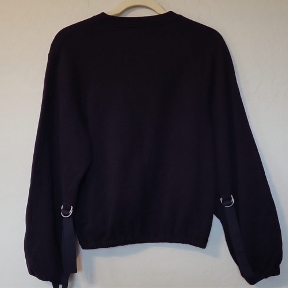 Helmut Lang Vintage Terry Cloth Elastic Hem Adjustable Sleeves Blue Size XS - Picture 6 of 12